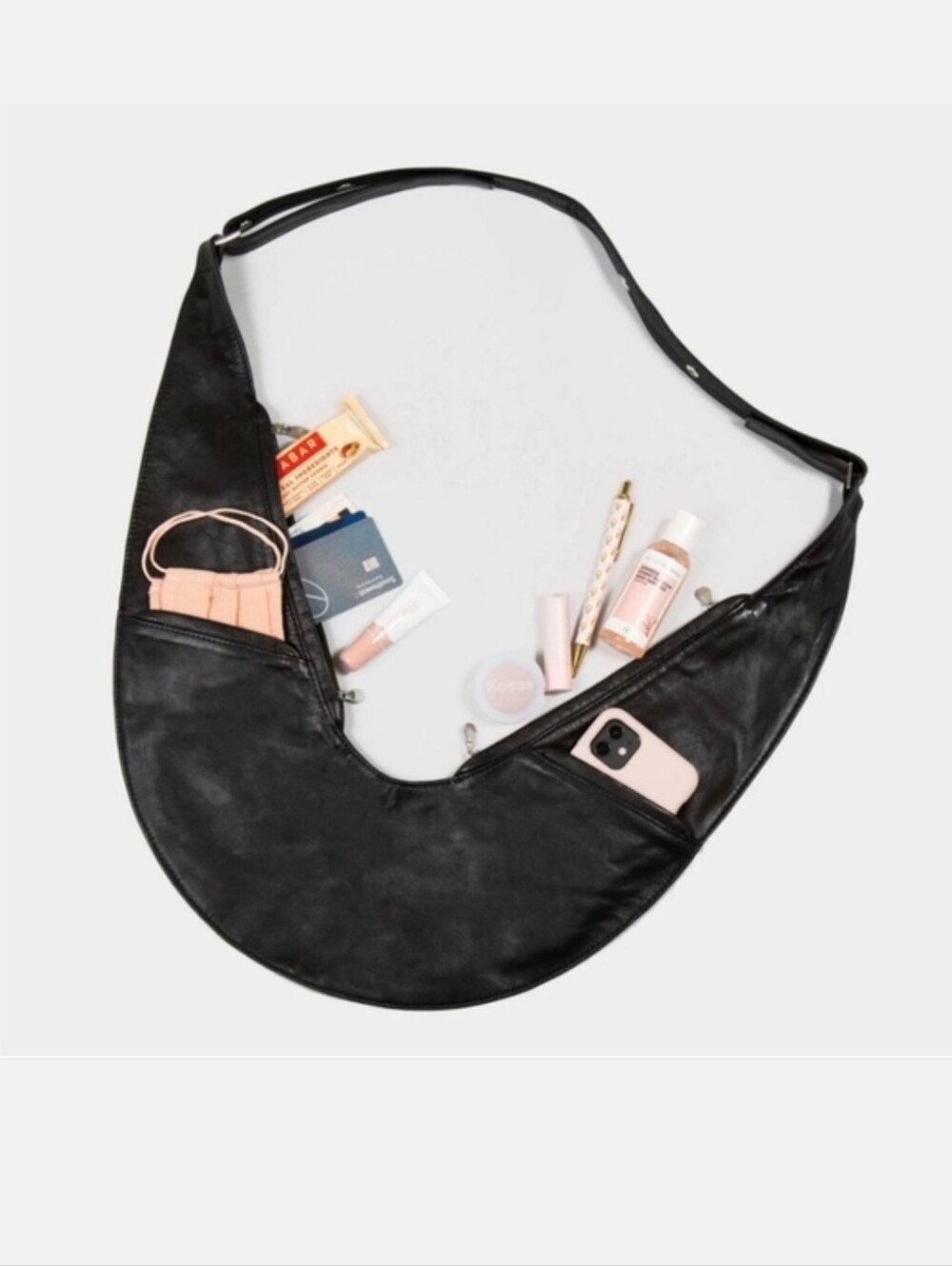 Sash Handmade Leather Crossbody Sling Travel Bag